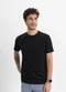 Essendi - Camiseta Masculina Essencial em Malha Preto - variação: Preto