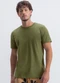 Essendi - Camiseta Masculina Essencial em Malha Azul - variação: Verde