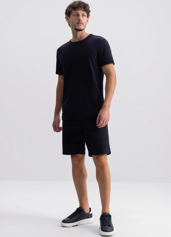 Essendi - Camiseta Masculina Essencial em Suedine Preto 2