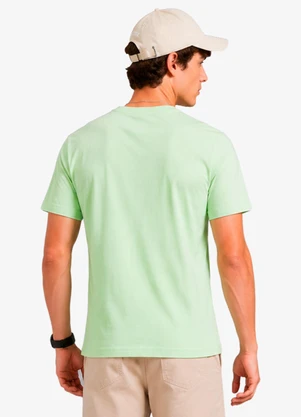 Minty - Camiseta Masculina Estampa com Bordado Verde - MINTY