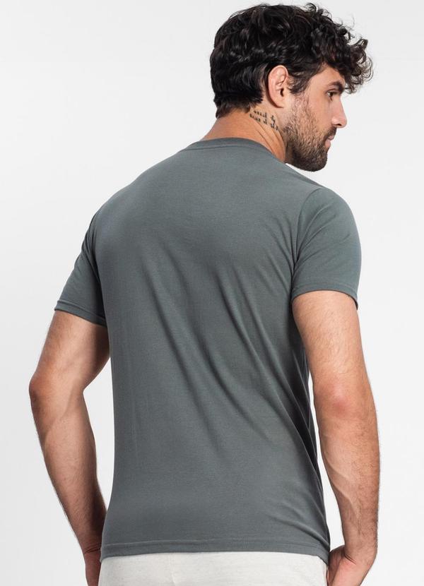 Select - Camiseta Masculina Estampada Cinza 2