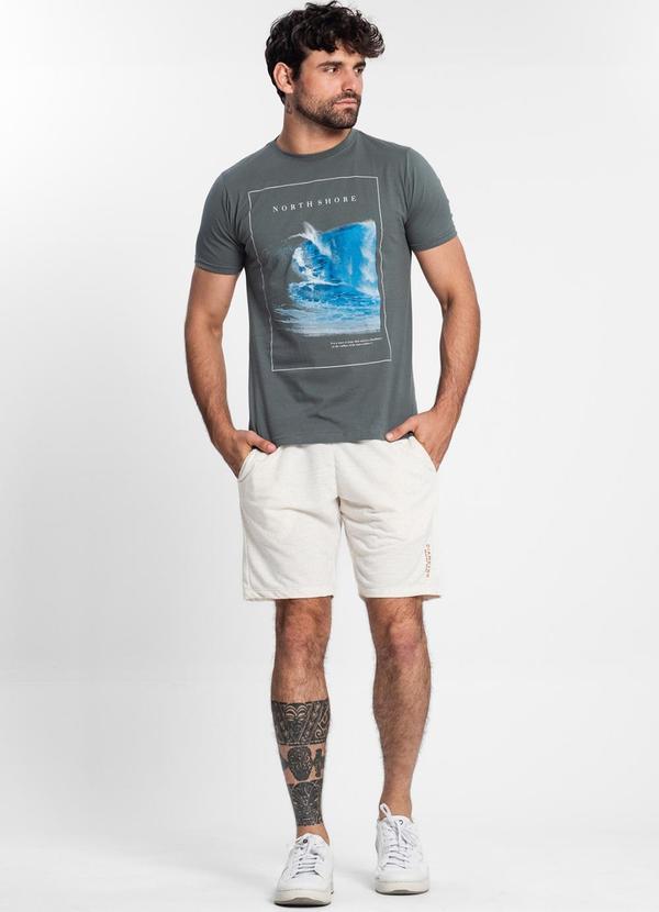 Select - Camiseta Masculina Estampada Cinza 3
