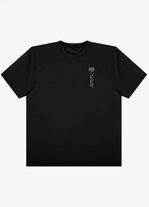 Rovitex - Camiseta Masculina Estampada Preto - ROVITEX