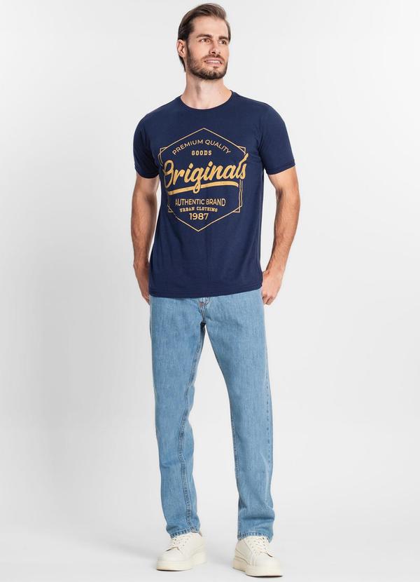 Select - Camiseta Masculina Estampada Select Azul 3