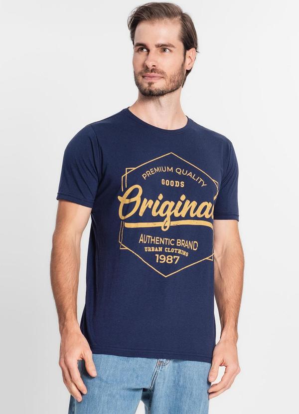 Select - Camiseta Masculina Estampada Select Azul 4