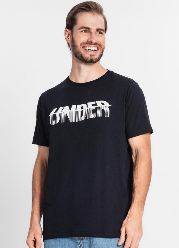 Select - Camiseta Masculina Estampada Select Preto