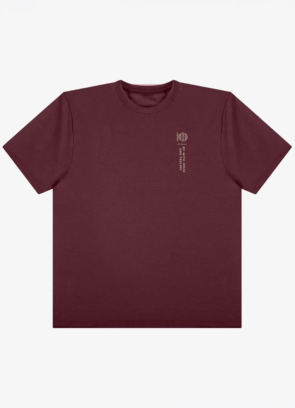 Rovitex - Camiseta Masculina Estampada Vermelho
