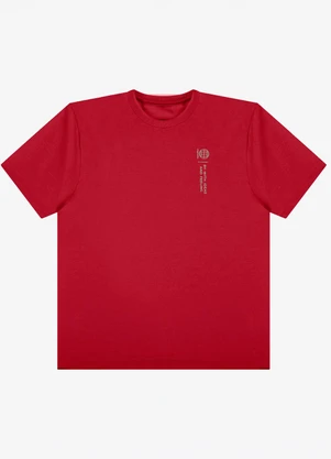 Rovitex - Camiseta Masculina Estampada Vermelho - ROVITEX