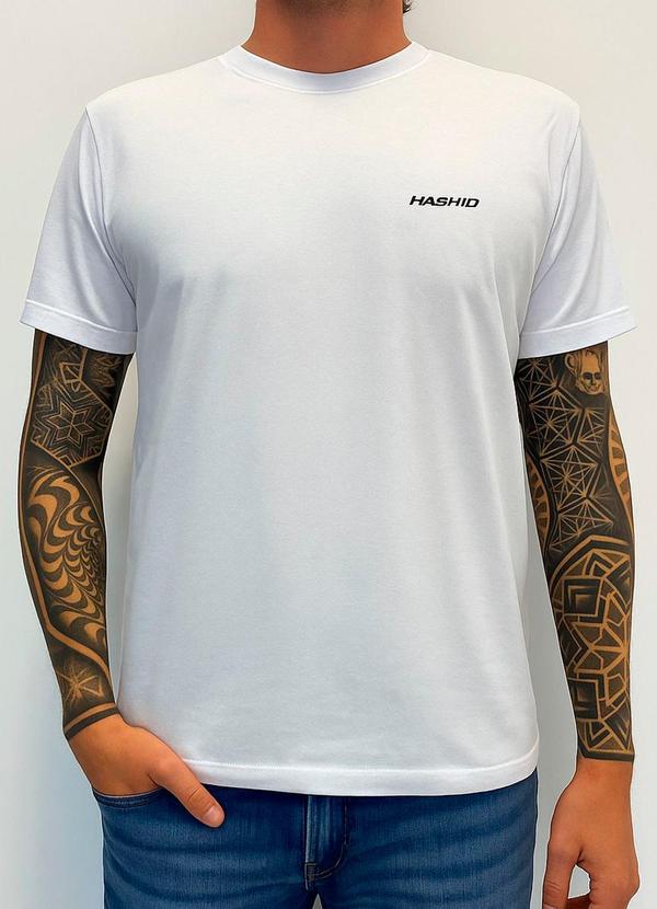Rafree - Camiseta Masculina Hashid Branco