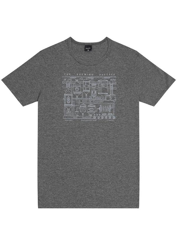 Malwee - Camiseta Masculina High Quality Beer Cinza