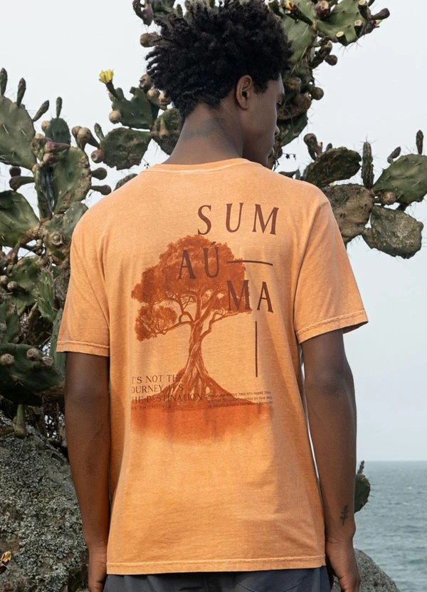 The Philippines - Camiseta Masculina Laranja 2