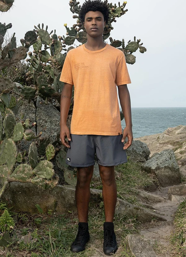 The Philippines - Camiseta Masculina Laranja 3