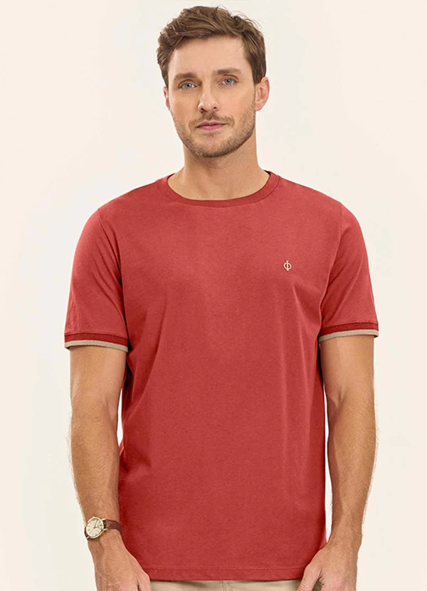 Diametro - Camiseta Masculina Laranja