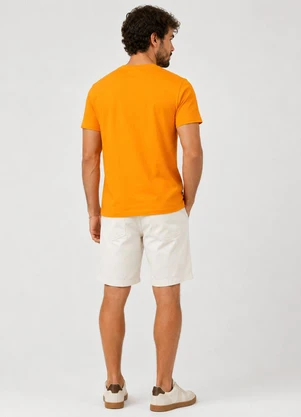 Rovitex - Camiseta Masculina Malha Pique Amarelo - ROVITEX