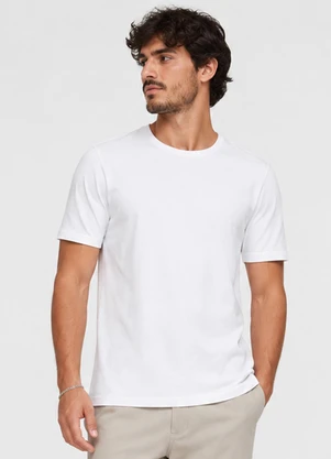 Rovitex - Camiseta Masculina Malha Pique Branco - ROVITEX