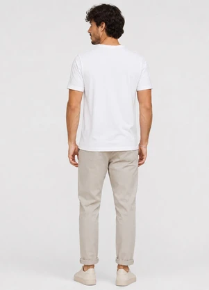 Rovitex - Camiseta Masculina Malha Pique Branco - ROVITEX