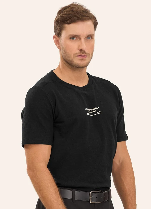 Diametro - Camiseta Masculina Malhão Fruit Preto 4