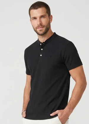 Diametro - Camiseta Masculina Malhão Maquinetado Preto - DIAMETRO