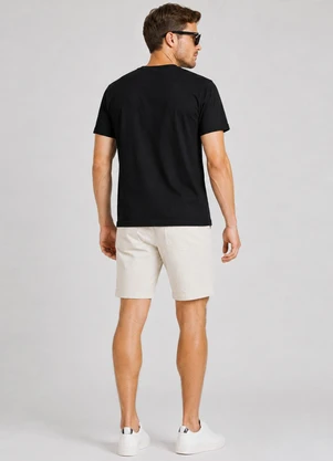 Select - Camiseta Masculina Manga Curta Algodão Preto - SELECT