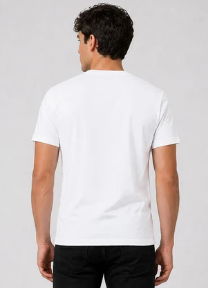 Select - Camiseta Masculina Manga Curta Básica Branco - SELECT