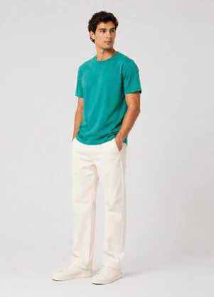 Select - Camiseta Masculina Manga Curta Básica Verde - SELECT