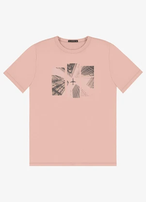 Diametro - Camiseta Masculina Manga Curta Rosa - DIAMETRO