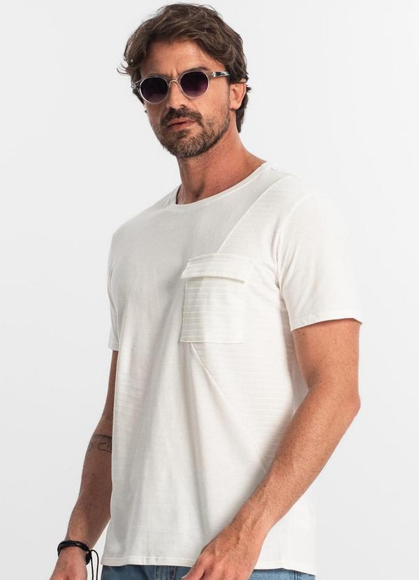 Select - Camiseta Masculina Manga Curta Branco