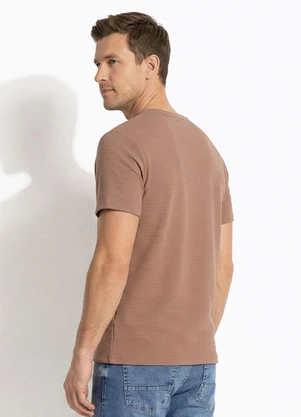 Fakini - Camiseta Masculina Marrom - FAKINI