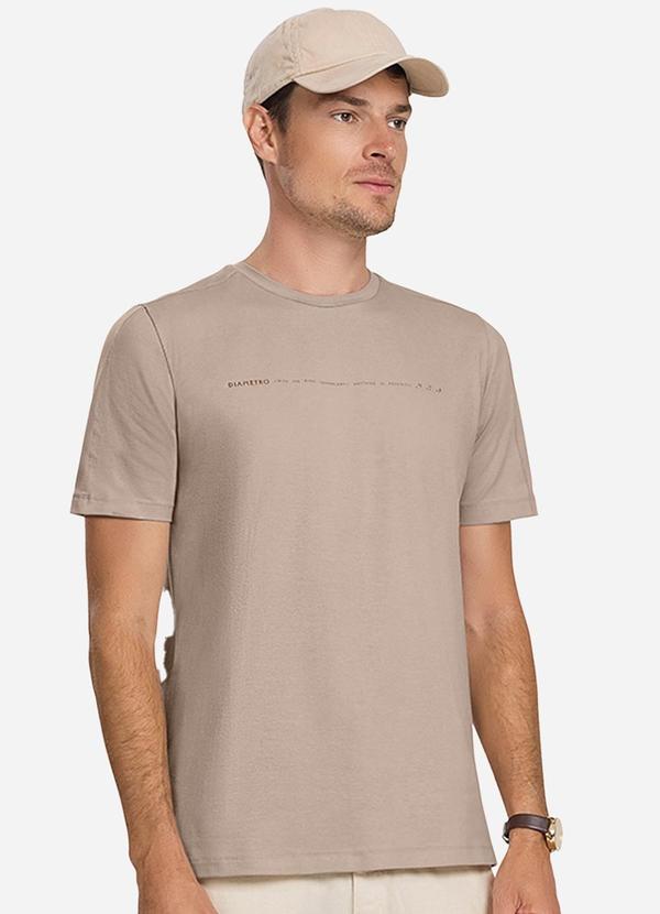 Diametro - Camiseta Masculina Marrom