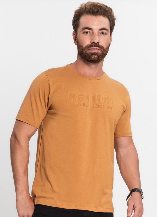 Diametro - Camiseta Masculina Marrom