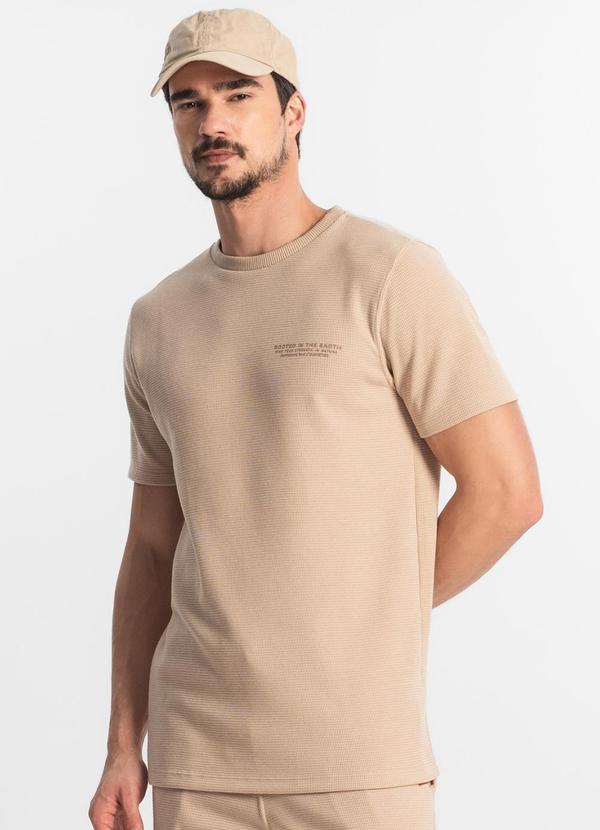 Diametro - Camiseta Masculina Marrom