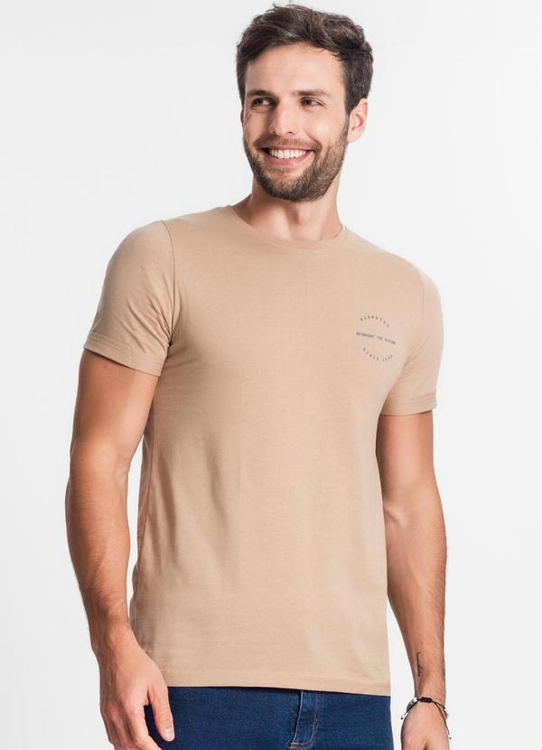 Diametro - Camiseta Masculina Marrom