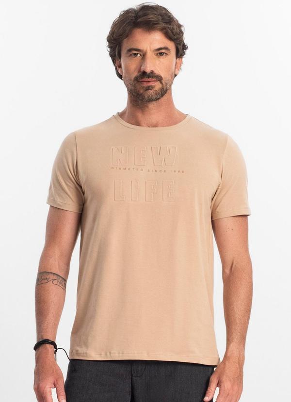 Diametro - Camiseta Masculina Marrom