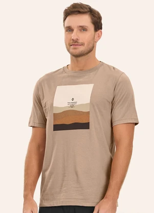 Diametro - Camiseta Masculina Marrom - DIAMETRO