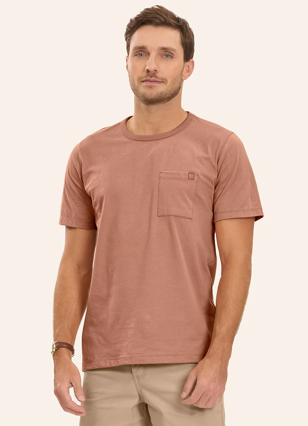 Diametro - Camiseta Masculina Marrom