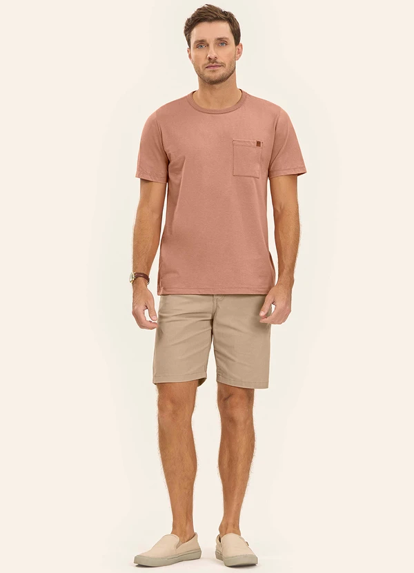 Diametro - Camiseta Masculina Marrom 3