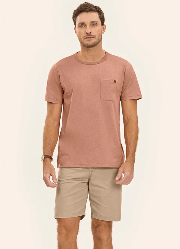 Diametro - Camiseta Masculina Marrom 4