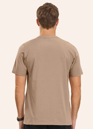 Diametro - Camiseta Masculina Marrom - DIAMETRO