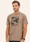 Diametro - Camiseta Masculina Bege - variação: Marrom