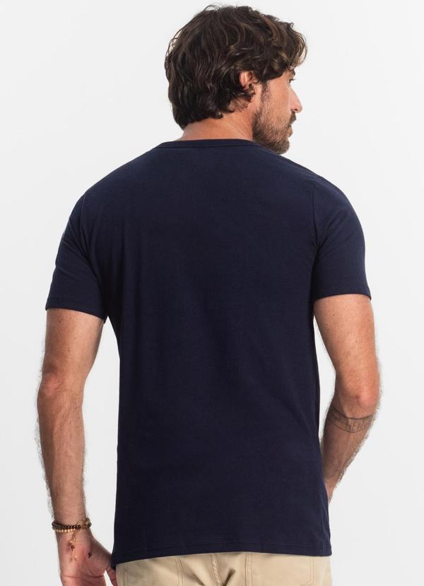 Diametro - Camiseta Masculina Meia Malha Azul 2