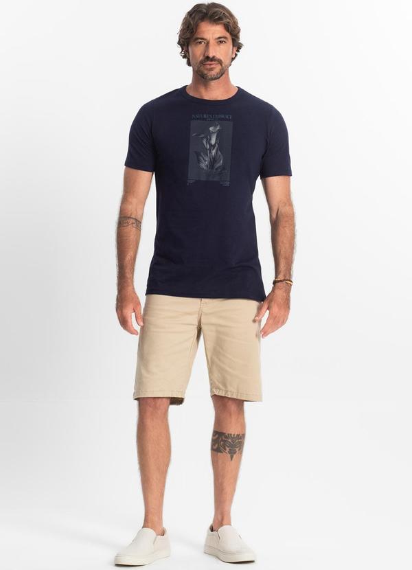 Diametro - Camiseta Masculina Meia Malha Azul 3