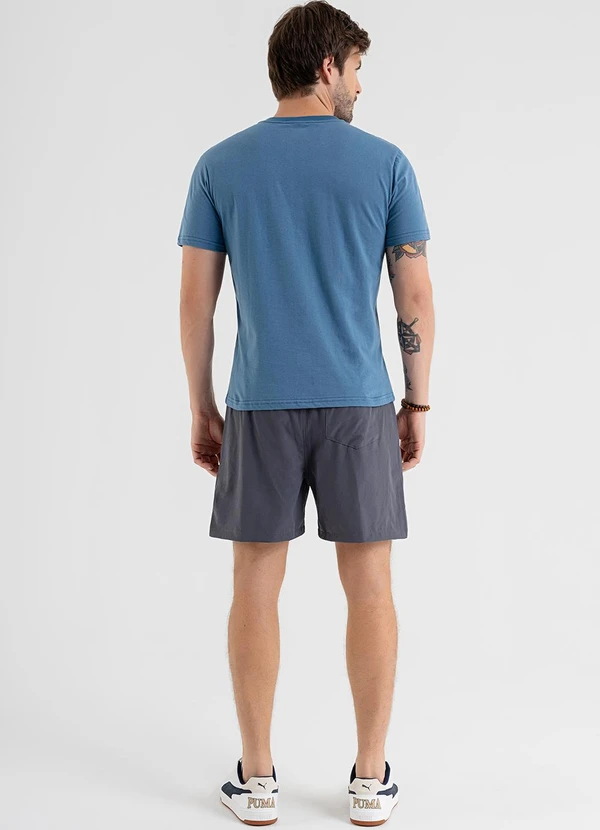 The Philippines - Camiseta Masculina Meia Malha Azul 4