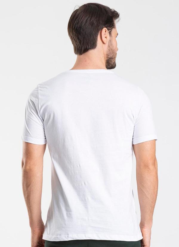 Diametro - Camiseta Masculina Meia Malha Branco 2