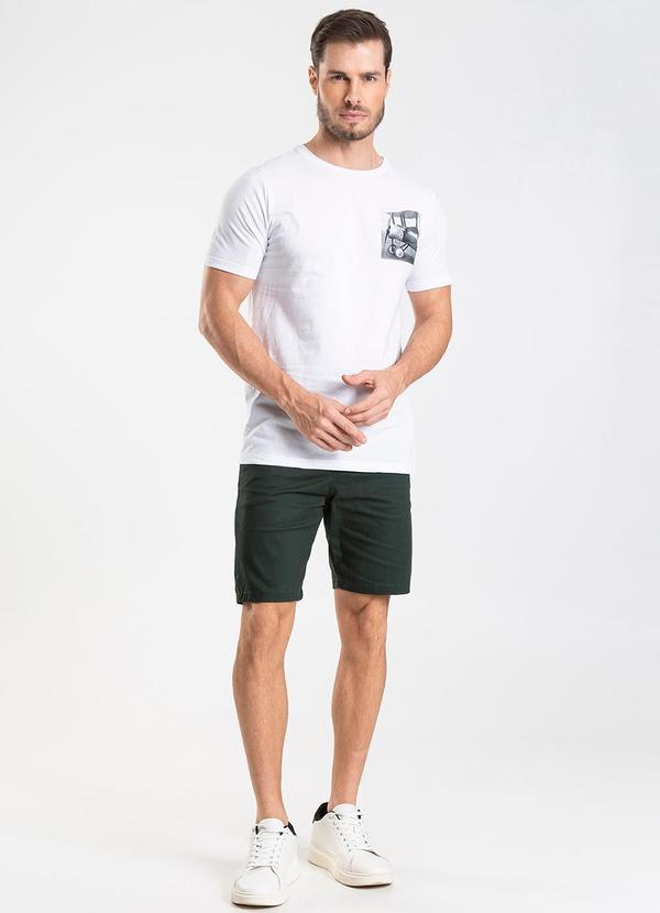 Diametro - Camiseta Masculina Meia Malha Branco 4