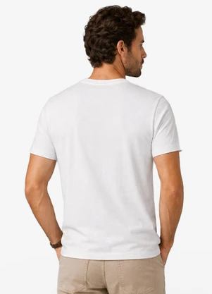 Diametro - Camiseta Masculina Meia Malha Branco - DIAMETRO