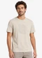 Diametro - Camiseta Masculina Meia Malha com Estampa Rosa - variação: Bege