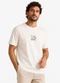 Diametro - Camiseta Masculina Meia Malha com Estampa Preto - variação: Bege