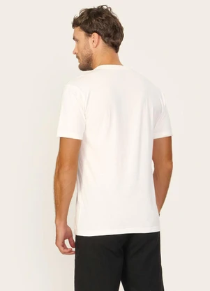 Diametro - Camiseta Masculina Meia Malha com Estampa Bege - DIAMETRO