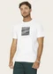 Diametro - Camiseta Masculina Meia Malha com Estampa Verde - variação: Branco