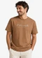 Diametro - Camiseta Masculina Meia Malha com Estampa Marrom - variação: Marrom